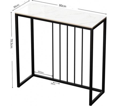 Консольный стол 80×30×78,5 см (узкий для гостиной)