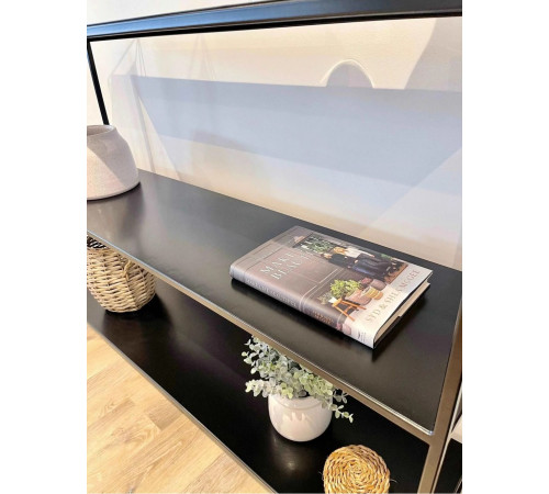 Консольный столик 3 яруса, черный