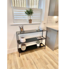 Консольный столик 3 яруса, черный