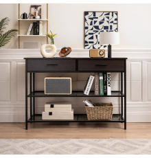 Консольный столик в прихожей с 2 ящиками