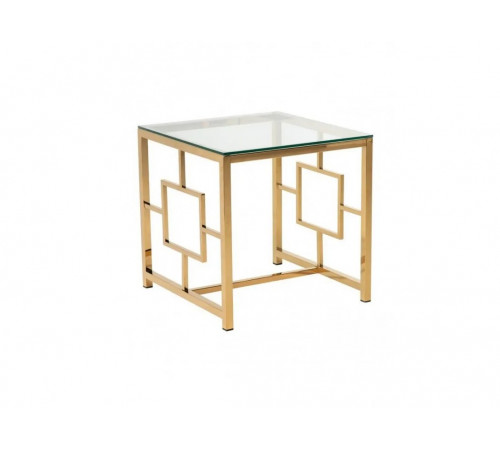 Кофейный стол CL-2 — прозрачное стекло и ножки.