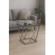 Кофейный стол CP-2 серебро Vetro