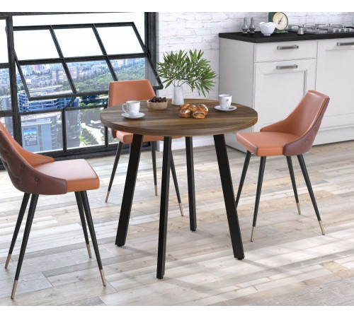 Круглий обідній стіл Лерой — MSMLOFT (Ø80)