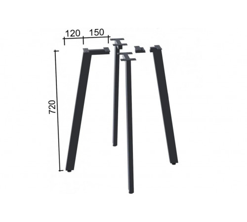 Круглый обеденный стол Оскар — MSMLOFT (Ø100)