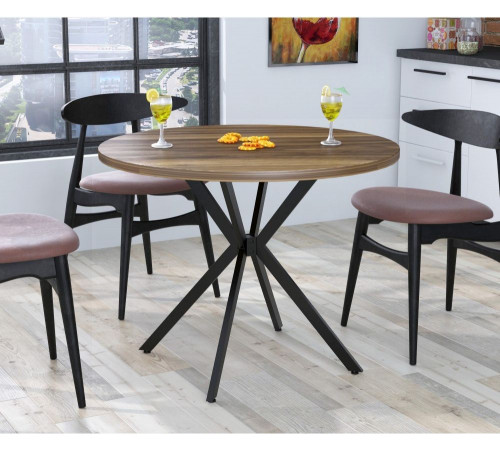 Круглий обідній стіл Оскар —  MSMLOFT (Ø100)