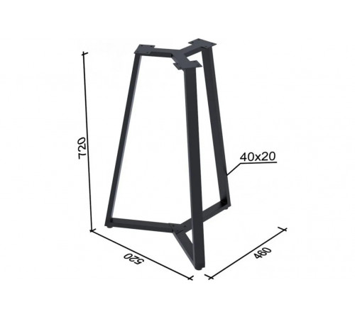 Круглый обеденный стол Трикс — MSMLOFT (Ø60)