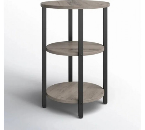 Круглый столик Mauch – 3-ярусные полки, 60×40 см.