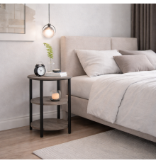 Круглый столик Mauch с 3-ярусными полками