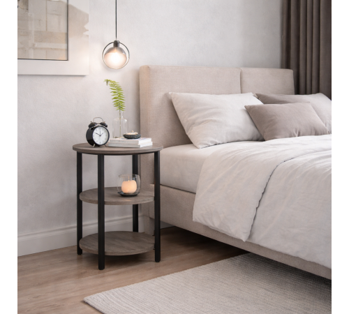 Круглый столик Mauch – 3-ярусные полки, 60×40 см.