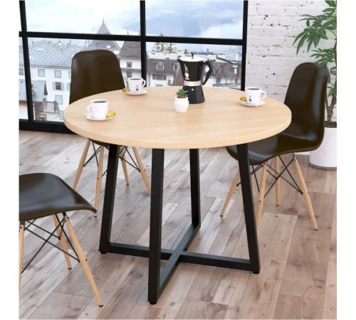 Круглый обеденный стол Бланк D1000 — MSMLOFT (Ø100)