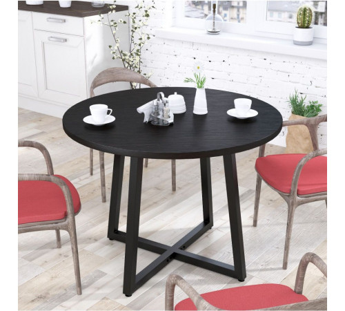 Круглий обідній стіл Бланк D1000 — MSMLOFT (Ø100)