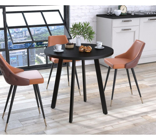 Круглий обідній стіл Лерой — MSMLOFT (Ø80)