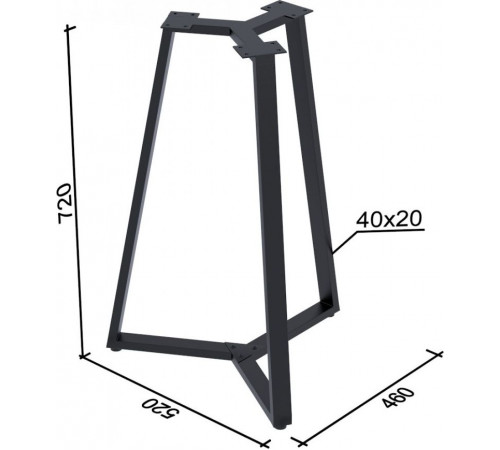 Круглый обеденный стол Трикс — MSMLOFT (Ø60)