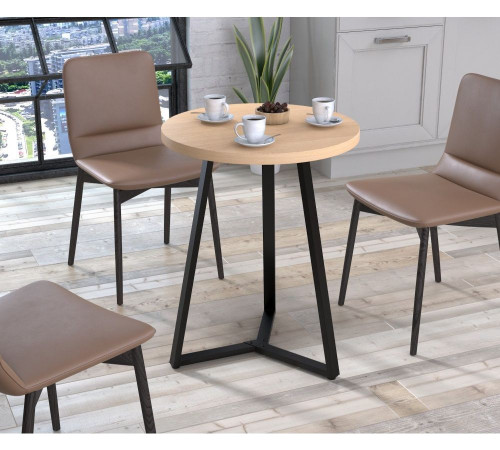 Круглый обеденный стол Трикс — MSMLOFT (Ø60)