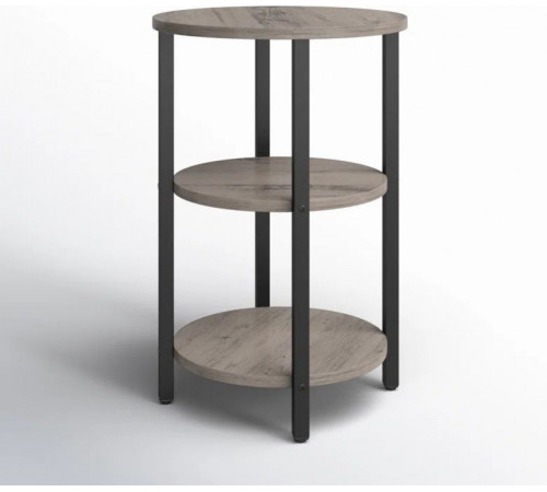 Круглый столик Mauch – 3-ярусные полки, 60×40 см.