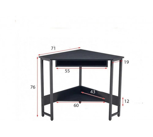 Угловой компьютерный стол