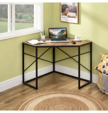 Угловой стол с металлическим основанием