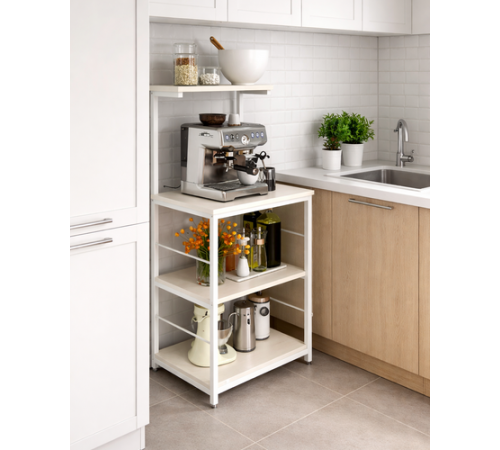 Кухонна консоль Rоck-216— металевий каркас, 4 полиці