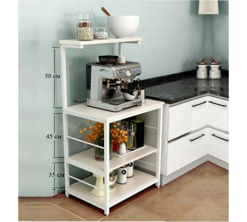 Кухонна консоль Rоck-216— металевий каркас, 4 полиці