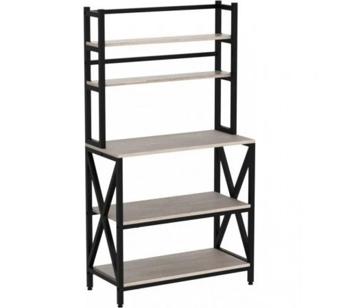 Кухонний стелаж Modern Black — надійна лофт-конструкція