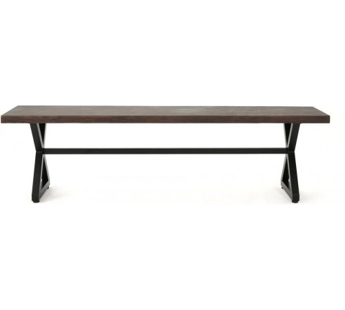 Скамейка отдыха на открытом воздухе с X-образной рамой, табурет для коридора