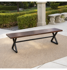 Скамейка отдыха на открытом воздухе с X-образной рамой, табурет для коридора