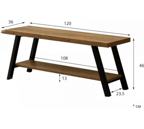 Скамейка для обуви в помещении.