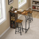 Комплект: маленький барный стол + 2 стула (на 2 человека)