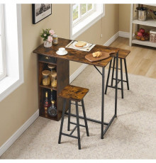 Маленький барный стол и стулья на 2 человека, барный стол из 3 предметов