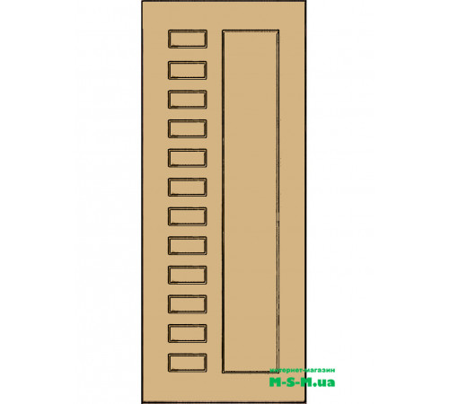 Межкомнатная дверь MSM 83 под покраску.