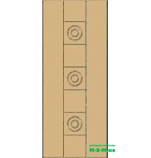 Міжкімнатні двері MSM 83 під фарбування