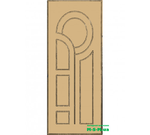 Міжкімнатні двері MSM 83 під фарбування