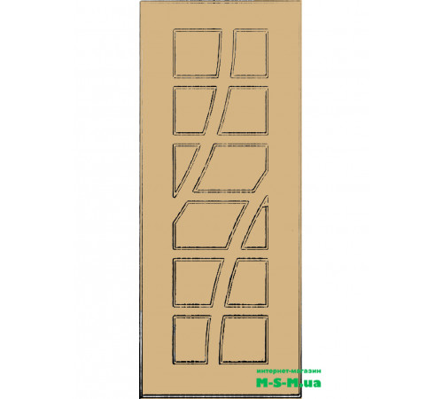 Міжкімнатні двері MSM 83 під фарбування