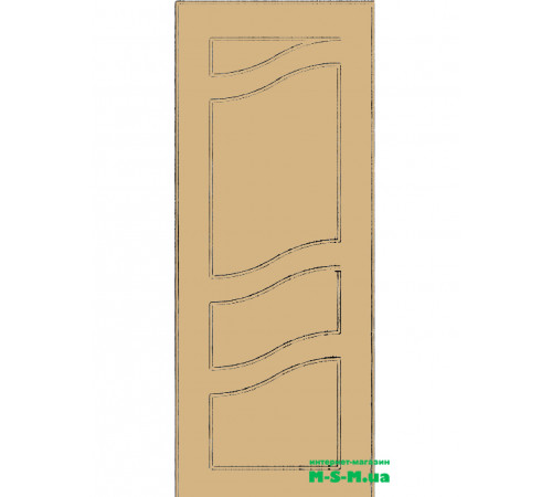 Міжкімнатні двері MSM 83 під фарбування