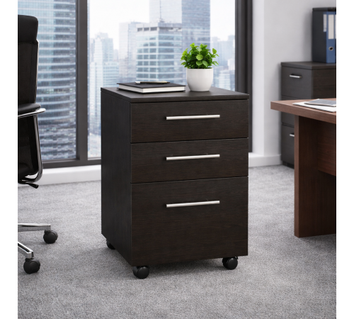 Мобильная тумба L-420 MSMLOFT — 65×42×50, 3 ящика.