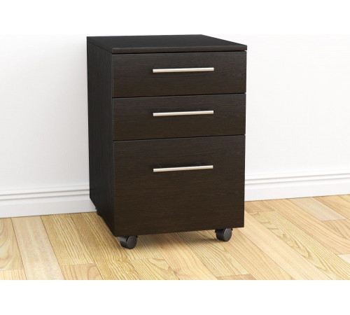 Мобільна тумба L-420 MSMLOFT — 65×42×50, 3 шухляди