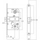 Межкомнатный механизм KEDR 410B