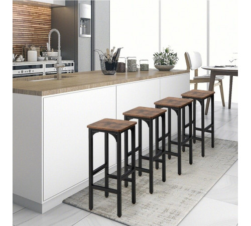 Набор из 4 барных стульев Gymax.