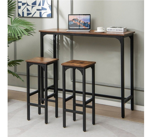 Набор из 4 барных стульев Gymax.