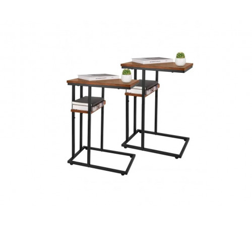 Приставной столик Leobert C-образный (для ноутбука и кофе)