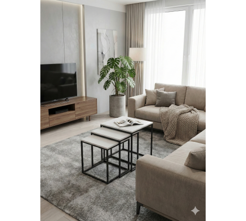 Набор кофейных столиков "Tab-129" 3-в-1