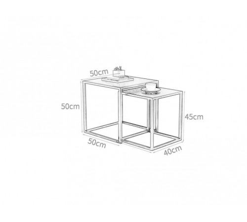 Набор журнальных столиков Tab-148: Стиль и функциональность в вашей гостиной