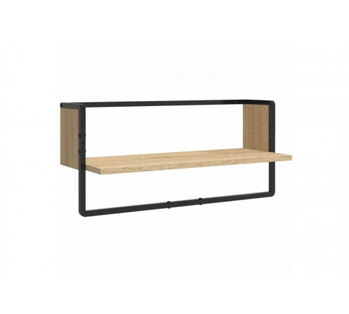 Набор из 4 настенных полок дуб Сонома