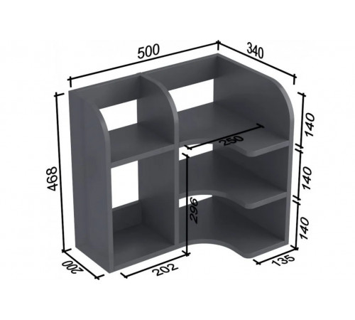 Надставка для стола NS-10 MSMLOFT