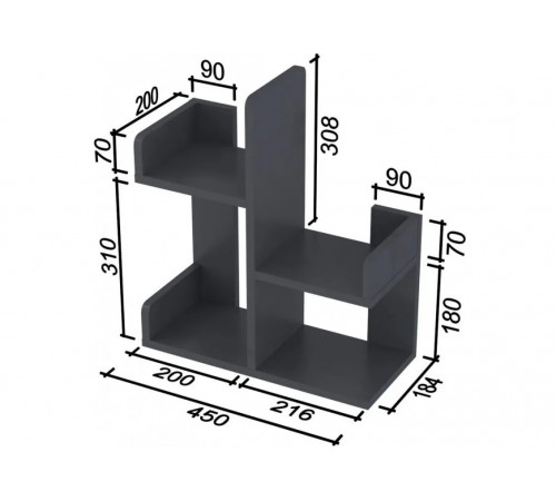 Надставка для стола NS-3 MSMLOFT