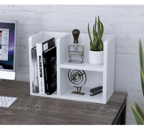 Надставка для стола NS-5 MSMLOFT (белая, трехуровневая)