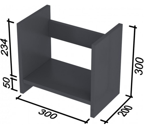 Надставка для стола NS-8 MSMLOFT