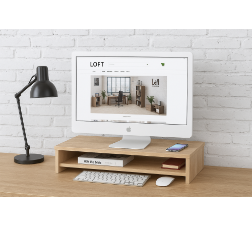 Надставка под монитор NS-7 дуб сонома