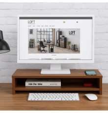 Надставка под монитор NS-7 MSMLOFT дуб родас темный