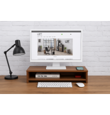 Надставка под монитор NS-7 MSMLOFT дуб родас темный